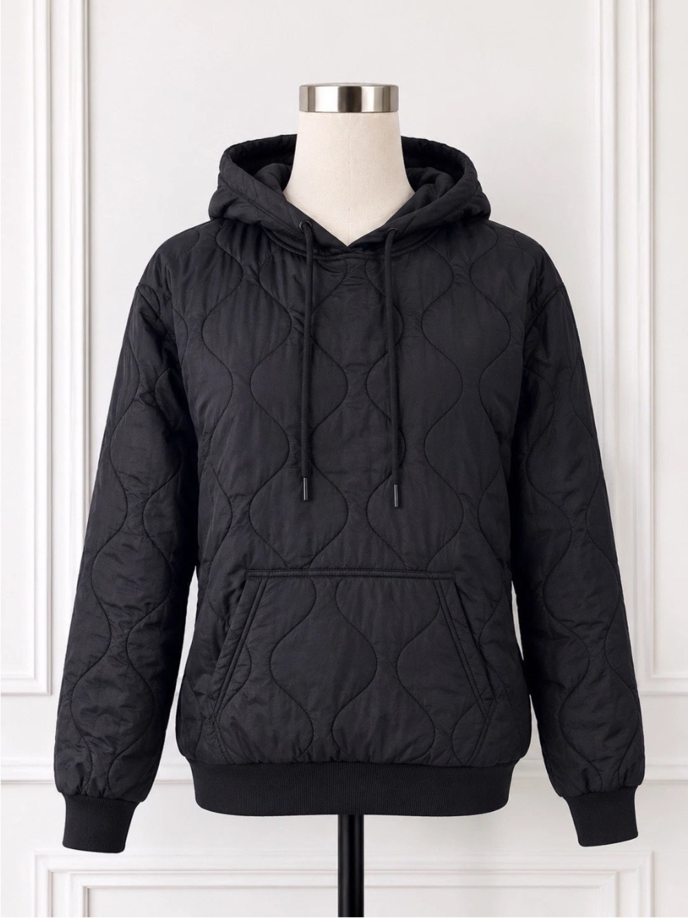 Perseverance Survival Woobie Hoodie Men's XL Black Pullover Nylon Quilted